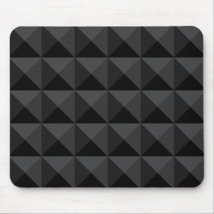 Modern Geometric Black Square Pattern Muismat