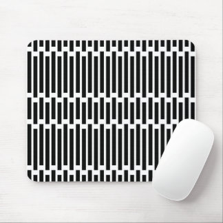 Modern Geometric Black White Pattern Muismat
