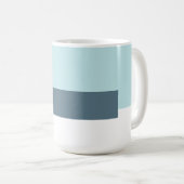 Modern Geometric Company Blue Koffiemok (Voorkant rechts)