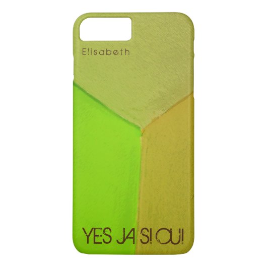 Modern Geometric Configurative Photo with any Text Case-Mate iPhone Case (Achterkant)