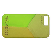 Modern Geometric Configurative Photo with any Text Case-Mate iPhone Case (Achterkant (Horizontaal))