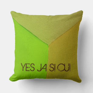 Modern Geometric Configurative Photo with any Text Kussen