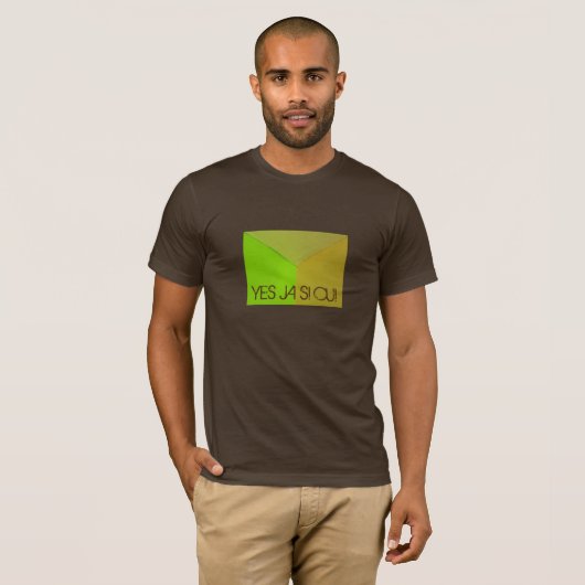 Modern Geometric Configurative Photo with any Text T-shirt (Voorkant volledig)