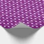 Modern Geometric, Diamonds - Amethyst paars Cadeaupapier (Hoek)