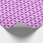 Modern Geometric, Diamonds - Amethyst paars Cadeaupapier (Hoek)