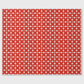 Modern Geometric, Diamonds - Donkerrood Cadeaupapier (Vlak)