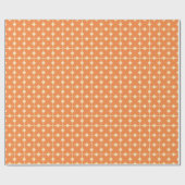 Modern Geometric, Diamonds - Mandarijns oranje Cadeaupapier (Vlak)