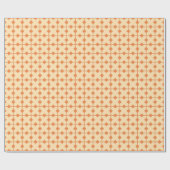 Modern Geometric, Diamonds - Mandarijns oranje Cadeaupapier (Vlak)