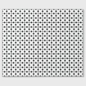 Modern Geometric, Diamonds - Wit en zwart Cadeaupapier (Vlak)