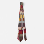 Modern Geometric Fabric Design Stropdas (Voorkant)