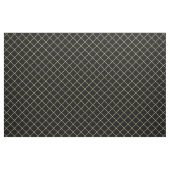 Modern Geometric Faux Gold Squares Black Stof (Yard (91,4 cm))