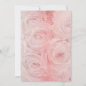 Modern Geometric Floral Chic Vrijgezellenfeest Bru Kaart (Achterkant)