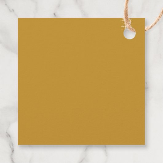 Modern Geometric Gold Wedding Favor Label, Initial Bedankjes Labels (Achterkant)