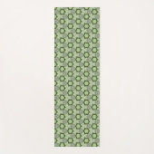 Modern Geometric Green Yoga Mat (Voorkant)