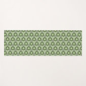 Modern Geometric Green Yoga Mat (Voorkant (horizontaal))