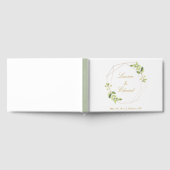 Modern Geometric Greenery Wedding Gastenboek (Volledig)