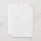 Modern Geometric Greenery Wedding RSVP (Achterkant)