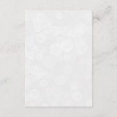 Modern Geometric Greenery Wedding RSVP Meal Choice Kaartje (Achterkant)