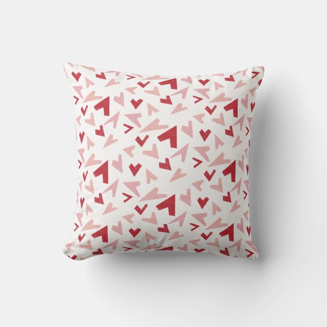 Modern Geometric Heart Throw Pillow Kussen (Voorkant)