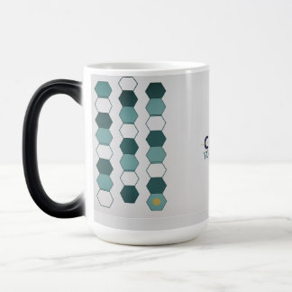 Modern Geometric Hexagon Pattern Mug Magische Mok