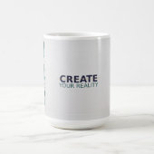 Modern Geometric Hexagon Pattern Mug Magische Mok (Midden)