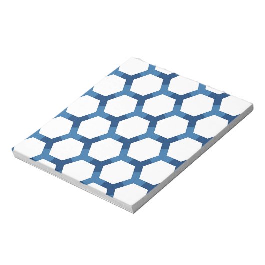 Modern Geometric Hexagon Pattern Notitieblok (Linkerzijde)