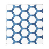 Modern Geometric Hexagon Pattern Notitieblok (Voorkant)