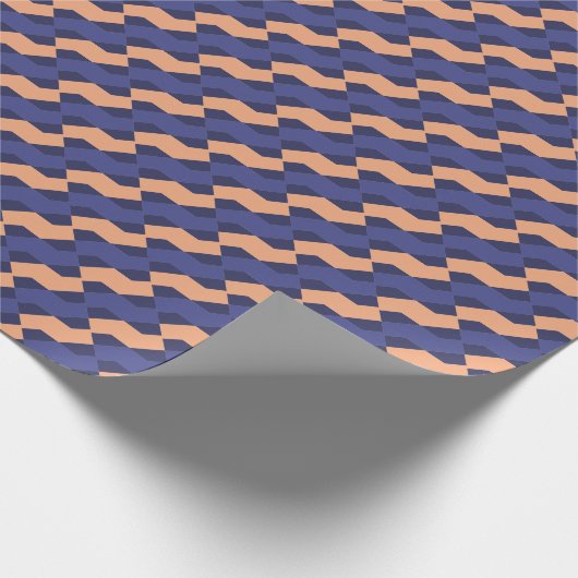 Modern Geometric Interlocking Pattern  Cadeaupapier (Hoek)