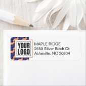 Modern Geometric Interlocking Pattern  Etiket (Insitu)