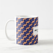 Modern Geometric Interlocking Pattern Koffiemok (Links)
