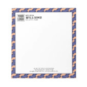 Modern Geometric Interlocking Pattern  Notitieblok (Voorkant)