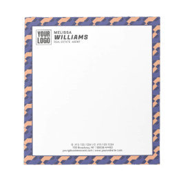 Modern Geometric Interlocking Pattern Notitieblok