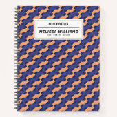 Modern Geometric Interlocking Pattern  Notitieboek (Voorkant)