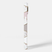 Modern Geometric Marble Hexagon Pattern Case-Mate iPhone Case (Achterkant / Rechts)