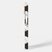 Modern Geometric Marble Hexagon Pattern Case-Mate iPhone Case (Achterkant / Links)