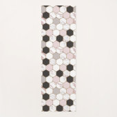 Modern Geometric Marble Hexagon Pattern Yogamat (Voorkant)