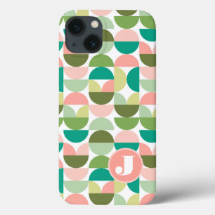 Modern Geometric Monogrammed iPhone/iPad case