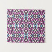 Modern Geometric Mosaic – Abstract Color Pattern Wandkleed (Voorkant (horizontaal))