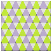 Modern Geometric Paars Green Triangles Pattern Stof (Swatch)