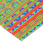 Modern Geometric Pastel Vintage  Korte Tafelloper (Hoek)