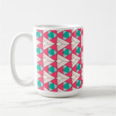 Modern Geometric Pattern Coffee Mug Koffiemok (Links)