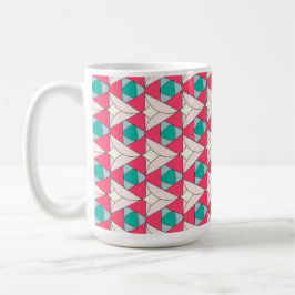 Modern Geometric Pattern Coffee Mug Koffiemok
