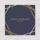 Modern Geometric Pattern Square Visitekaartje (Voorkant)