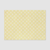 Modern Geometric Pattern Sunny Pastel Yellow Tissuepapier (Voorkant)