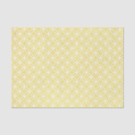 Modern Geometric Pattern Sunny Pastel Yellow Tissuepapier