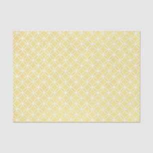 Modern Geometric Pattern Sunny Pastel Yellow Tissuepapier