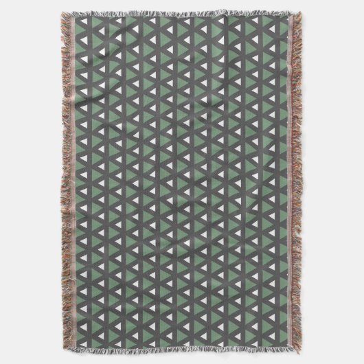  Modern Geometric pattern throw blanket  Deken (Voorkant Verticaal)