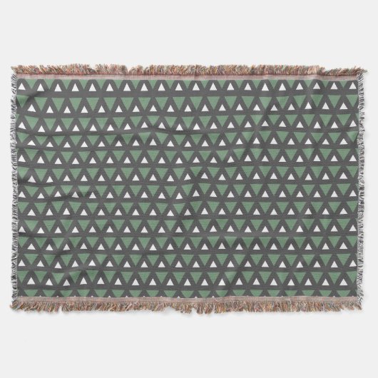 Modern Geometric pattern throw blanket Deken (Voorkant)