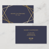 Modern Geometric Pattern Visitekaartje (Voorkant / Achterkant)