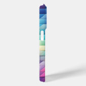 Modern Geometric Prism Phone Case Colorful Diagona (Achterkant / Rechts)